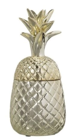 Ananas Résine Dorée Ysarg 13 Cm