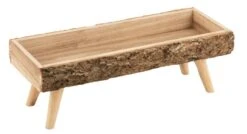 Cache-pot Sur Pied Rectangulaire Large Naturel Paulo L 54.5 Cm