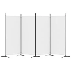 Cloison De Séparation 4 Panneaux Blanc 346x180 Cm Tissu -AMSCAN Soldes Magasin cloison de separation 4 panneaux blanc 346x180 cm tissu 3666722945370 1500119