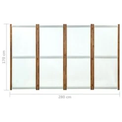 Cloison De Séparation 4 Panneaux Blanc Crème 280x170 Cm -AMSCAN Soldes Magasin cloison de separation 4 panneaux blanc creme 280x170 cm 8720286223680 947115