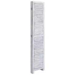 Cloison De Séparation 4 Panneaux Gris 140x165 Cm Bois -AMSCAN Soldes Magasin cloison de separation 4 panneaux gris 140x165 cm bois 8719883669724 627458