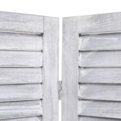 Cloison De Séparation 4 Panneaux Gris 140x165 Cm Bois -AMSCAN Soldes Magasin cloison de separation 4 panneaux gris 140x165 cm bois 8719883669724 627459