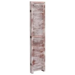 Cloison De Séparation 4 Panneaux Marron 140x165 Cm Bois -AMSCAN Soldes Magasin cloison de separation 4 panneaux marron 140x165 cm bois 3666722499354 627500