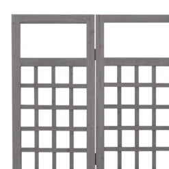 Cloison De Séparation à 5 Panneaux Bois De Pin Gris 201,5x180cm -AMSCAN Soldes Magasin cloison de separation a 5 panneaux bois de pin gris 201 5x180cm 3666722730686 1078915