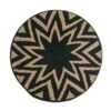 DEKO & CO Décor Vannerie Sauvage A - Ø38 Cm - Beige Et Noir