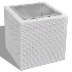 Ensemble De Lit Surélevée Carré 3 Pcs Rotin Blanc -AMSCAN Soldes Magasin ensemble de lit surelevee carre 3 pcs rotin blanc 8718475873839 1354467