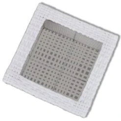 Ensemble De Lit Surélevée Carré 3 Pcs Rotin Blanc -AMSCAN Soldes Magasin ensemble de lit surelevee carre 3 pcs rotin blanc 8718475873839 1354468