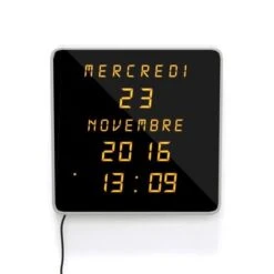 EPHEMERIS Horloge Calendrier Grands Caracteres DST 28 Cm Blanc -AMSCAN Soldes Magasin ephemeris horloge calendrier grands caracteres dst 28 cm blanc 3661474111011 496309