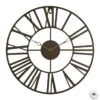 Horloge En Métal Vintage - Ø36,5 - Marron