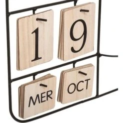 Horloge H52 Camille Calendrier Et Plante Art - Naturel Clair -AMSCAN Soldes Magasin horloge h52 camille calendrier et plante art naturel clair 3560237554532 945416