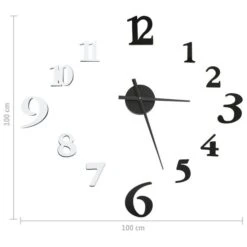 Horloge Murale 3D Design Moderne Noir Et Blanc 100 Cm XXL -AMSCAN Soldes Magasin horloge murale 3d design moderne noir et blanc 100 cm xxl 3666722313377 992196