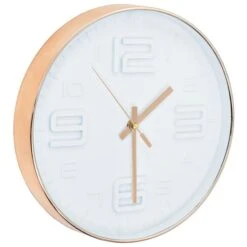 Horloge Murale Avec Aspect De Cuivre 30,5 Cm -AMSCAN Soldes Magasin horloge murale avec aspect de cuivre 30 5 cm 3666722530378 551047