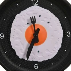 Horloge Murale Avec Design De Poêle à œuf Frit 18,8 Cm -AMSCAN Soldes Magasin horloge murale avec design de poele a uf frit 18 8 cm 3666722337434 967052