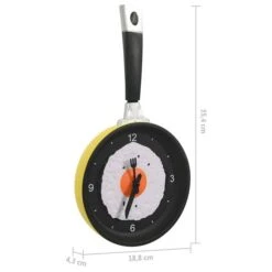 Horloge Murale Avec Design De Poêle à œuf Frit 18,8 Cm -AMSCAN Soldes Magasin horloge murale avec design de poele a uf frit 18 8 cm 3666722337434 967053