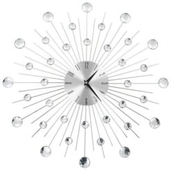 Horloge Murale Avec Mouvement à Quartz Design Moderne 50 Cm 3