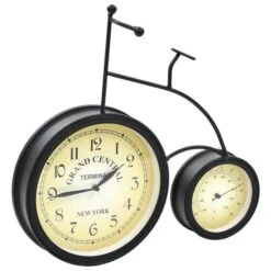 Horloge Murale De Jardin Avec Thermomètre Bicyclette Vintage -AMSCAN Soldes Magasin horloge murale de jardin avec thermometre bicyclette vintage 8718475604730 1271587
