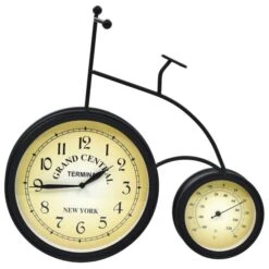 Horloge Murale De Jardin Avec Thermomètre Bicyclette Vintage -AMSCAN Soldes Magasin horloge murale de jardin avec thermometre bicyclette vintage 8718475604730 1271588