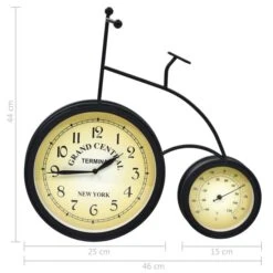 Horloge Murale De Jardin Avec Thermomètre Bicyclette Vintage -AMSCAN Soldes Magasin horloge murale de jardin avec thermometre bicyclette vintage 8718475604730 1271592