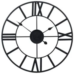 Horloge Murale Doré Et Noir 70 Cm Métal -AMSCAN Soldes Magasin horloge murale dore et noir 70 cm metal 8720286061893 954219