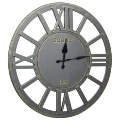 Horloge Murale Gris 60 Cm MDF -AMSCAN Soldes Magasin horloge murale gris 60 cm mdf 8720286062005 991930