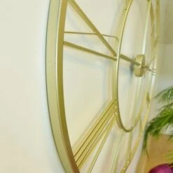 Horloge Murale ISADORA Métal D80 X 4,5cm - Doré -AMSCAN Soldes Magasin horloge murale isadora metal d80 x 4 5cm dore 3700301144959 487785