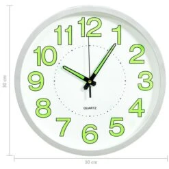 Horloge Murale Lumineuse Blanc 30 Cm -AMSCAN Soldes Magasin horloge murale lumineuse blanc 30 cm 3666722337403 967070