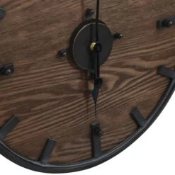 Horloge Murale Marron Et Noir 45 Cm Fer Et MDF -AMSCAN Soldes Magasin horloge murale marron et noir 45 cm fer et mdf 3666722347037 954272