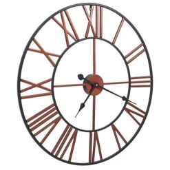 Horloge Murale Métal 58 Cm Rouge -AMSCAN Soldes Magasin horloge murale metal 58 cm rouge 3666722499989 626897