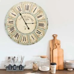 Horloge Murale Multicolore 60 Cm MDF