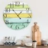 Horloge Murale Multicolore 60 Cm MDF 3