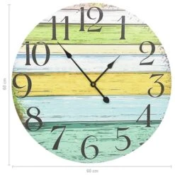 Horloge Murale Multicolore 60 Cm MDF 3 -AMSCAN Soldes Magasin horloge murale multicolore 60 cm mdf 8720286138090 967139