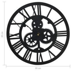 Horloge Murale Noir 30 Cm Acrylique -AMSCAN Soldes Magasin horloge murale noir 30 cm acrylique 3666722337397 967075
