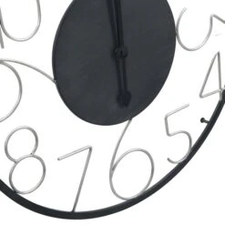 Horloge Murale Noir 60 Cm Métal 2 -AMSCAN Soldes Magasin horloge murale noir 60 cm metal 8720286061923 991927