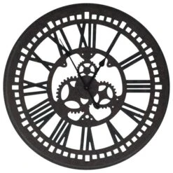 Horloge Murale Noir 70 Cm MDF -AMSCAN Soldes Magasin horloge murale noir 70 cm mdf 3666722347044 954241