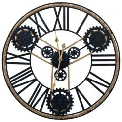 Horloge Murale Noir 70 Cm Métal -AMSCAN Soldes Magasin horloge murale noir 70 cm metal 3666722873338 954224