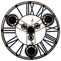 Horloge Murale Noir 70 Cm Métal -AMSCAN Soldes Magasin horloge murale noir 70 cm metal 3666722873338 954225