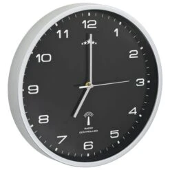 Horloge Murale Radioguidée Avec Mouvement à Quartz 31 Cm Noir -AMSCAN Soldes Magasin horloge murale radioguidee avec mouvement a quartz 31 cm noir 3666722530293 551096