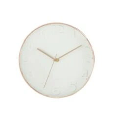 Horloge Murale Ronde Diametre 30,5 Cm Blanc