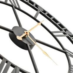 Horloge Murale Vintage Avec Mouvement à Quartz Métal 60 Cm XXL -AMSCAN Soldes Magasin horloge murale vintage avec mouvement a quartz metal 60 cm xxl 3666722530507 550973