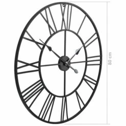Horloge Murale Vintage Avec Mouvement à Quartz Métal 80 Cm XXL -AMSCAN Soldes Magasin horloge murale vintage avec mouvement a quartz metal 80 cm xxl 3666722530491 550981