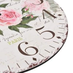 Horloge Murale Vintage Fleur 30 Cm -AMSCAN Soldes Magasin horloge murale vintage fleur 30 cm 3666722530323 551079