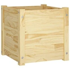 Jardinière 40x40x40 Cm Bois De Pin Massif -AMSCAN Soldes Magasin jardiniere 40x40x40 cm bois de pin massif 3666722147859 1269159