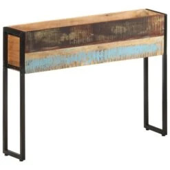 Jardinière 90x20x68 Cm Bois De Récupération Massif -AMSCAN Soldes Magasin jardiniere 90x20x68 cm bois de recuperation massif 3666722460668 763583