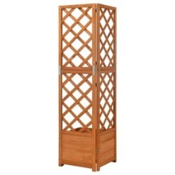 Jardinière D'angle En Treillis 40x40x150cm Bois De Sapin Massif -AMSCAN Soldes Magasin jardiniere d angle en treillis 40x40x150cm bois de sapin massif 3666722289924 1030048