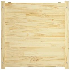 Jardinière D'extérieur 70x70x70 Cm Bois De Pin Massif 2 -AMSCAN Soldes Magasin jardiniere d exterieur 70x70x70 cm bois de pin massif 3666722126533 1341560
