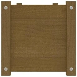 Jardinière D'extérieur Marron Miel 100x31x31 Cm Bois De Pin -AMSCAN Soldes Magasin jardiniere d exterieur marron miel 100x31x31 cm bois de pin 3666722840484 1457568