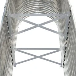 Jardinière De Jardin Acier Enduit De Poudre 114x40x68cm Argenté -AMSCAN Soldes Magasin jardiniere de jardin acier enduit de poudre 114x40x68cm argente 3666722119092 1366148