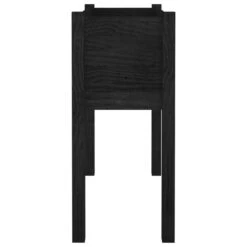 Jardinière Noir 70x31x70 Cm Bois De Pin Massif -AMSCAN Soldes Magasin jardiniere noir 70x31x70 cm bois de pin massif 3666722147736 1269695