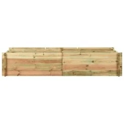 Jardinière Pour Légumes Bois De Pin Imprégné 197x100x40 Cm -AMSCAN Soldes Magasin jardiniere pour legumes bois de pin impregne 197x100x40 cm 3666722486163 703095