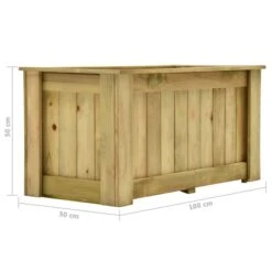 Jardinière Surélevée 100x50x50 Cm Bois De Pin Imprégné -AMSCAN Soldes Magasin jardiniere surelevee 100x50x50 cm bois de pin impregne 3666722322119 983709